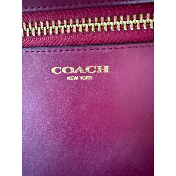 Coach Legacy Air Bag Crossbody Adjustable Length Chain Port Wine 25362 - Picture 3 of 16